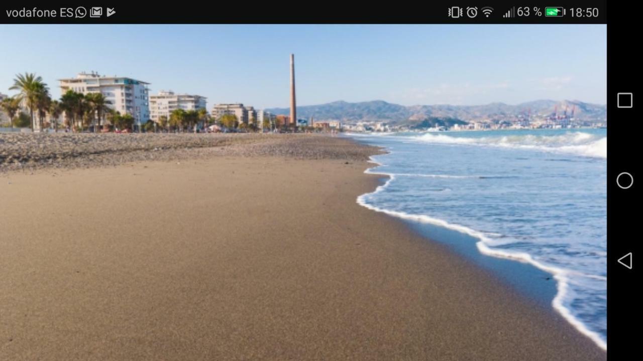 Ferienwohnung Malaga Playa,Centro ,Bus Y Metro Exterior foto